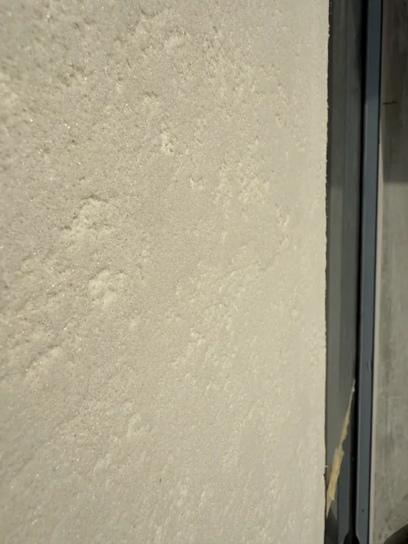 Quartz texture wall paint at a private villa villa